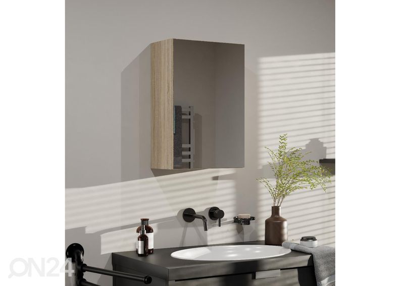 Vannitoakapp peegliga suurendatud