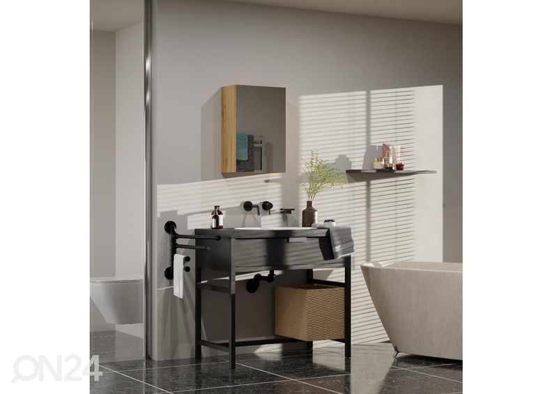 Vannitoakapp peegliga suurendatud