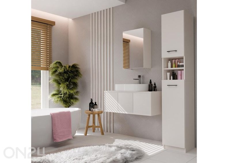 Vannitoakapp peegliga suurendatud