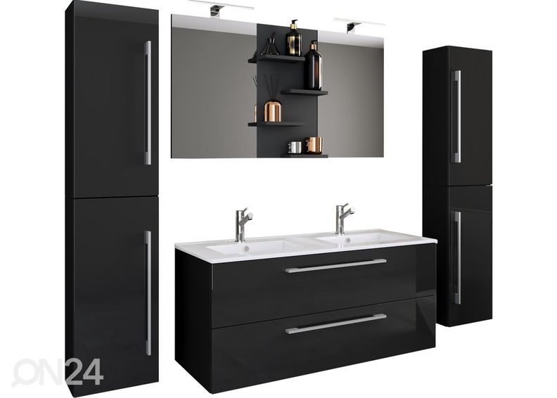 Vannitoakomplekt Budasi kahese valamuga suurendatud