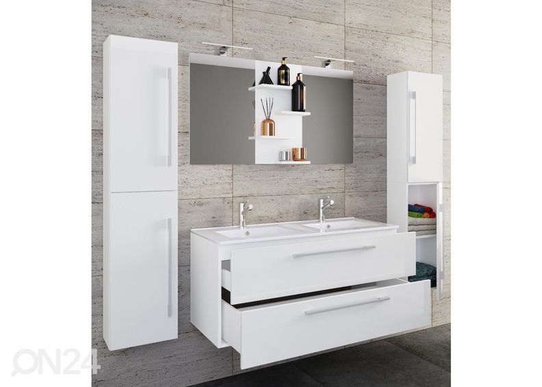 Vannitoakomplekt Budasi kahese valamuga suurendatud