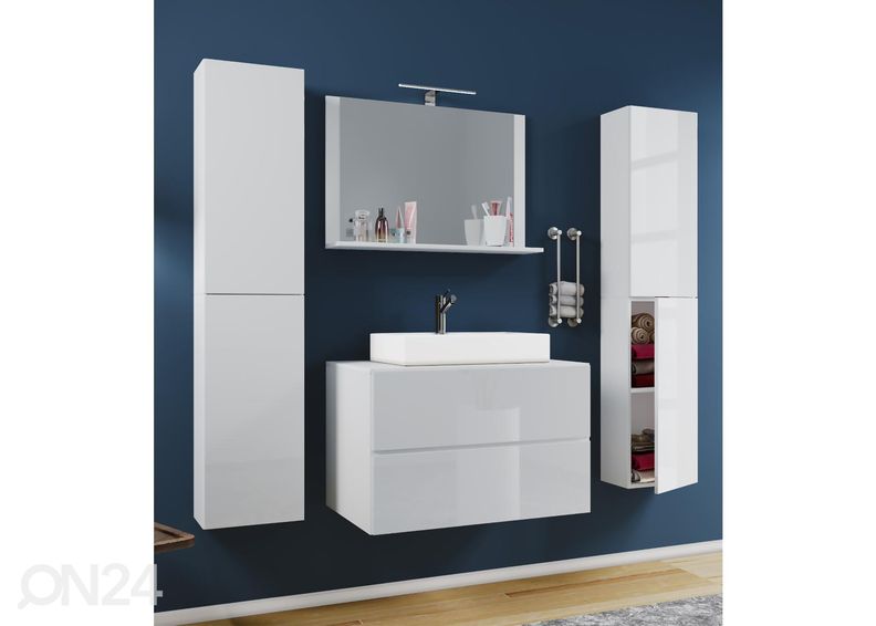 Vannitoakomplekt Lendas M kappidega 80 cm suurendatud