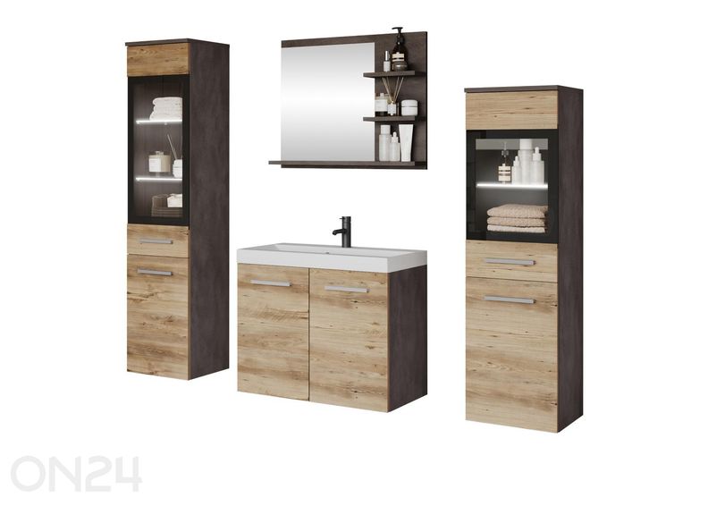 Vannitoakomplekt Madrit I + LED suurendatud