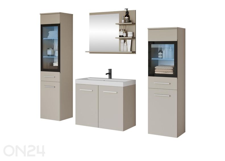 Vannitoakomplekt Madrit I + LED suurendatud