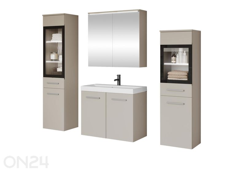 Vannitoakomplekt Madrit II + LED suurendatud