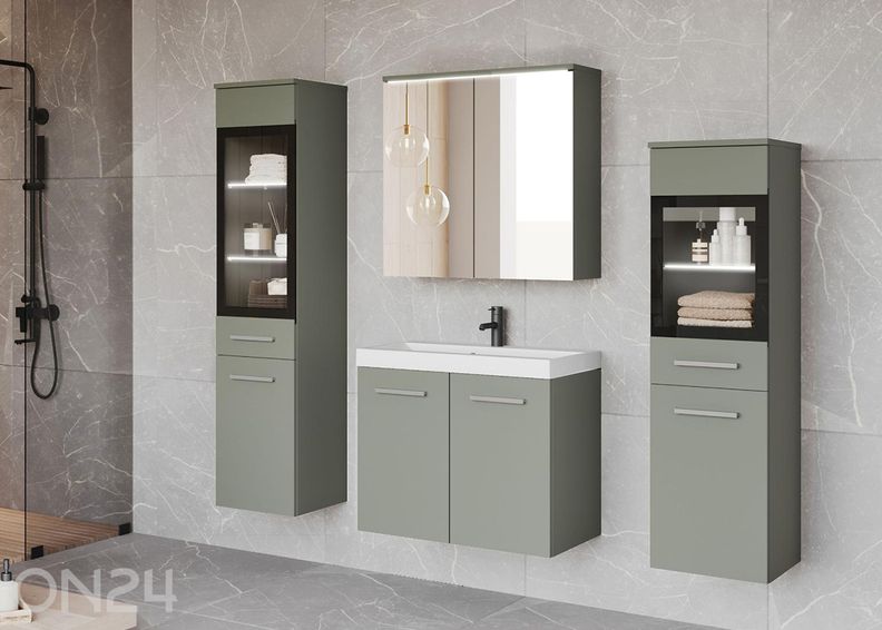 Vannitoakomplekt Madrit II + LED suurendatud