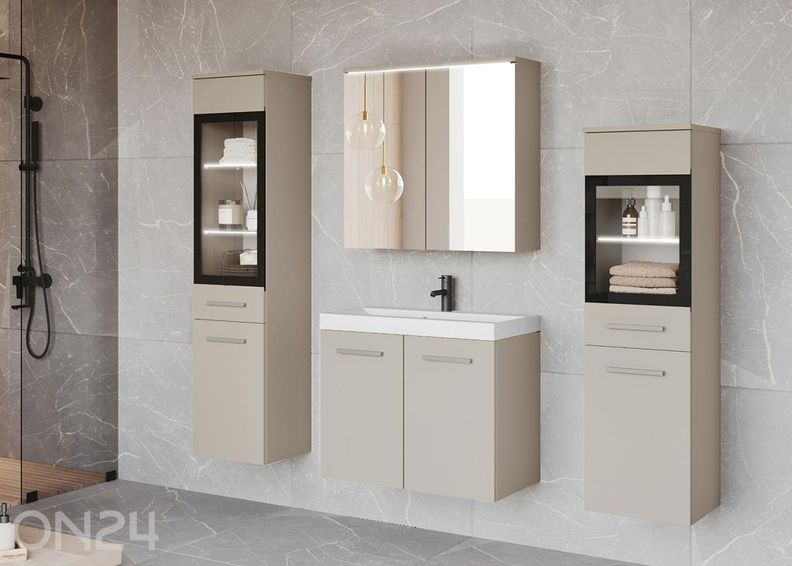 Vannitoakomplekt Madrit II + LED suurendatud