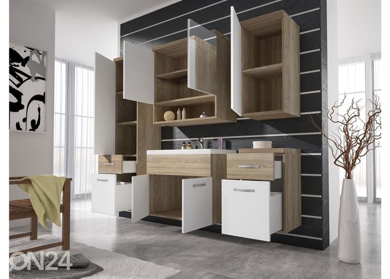 Vannitoakomplekt + valamu suurendatud