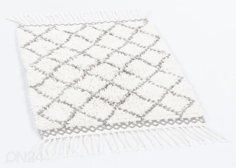 Vannitoavaip Tom Tailor Ethno Bath Ben 60x100 cm, valge/kirju suurendatud