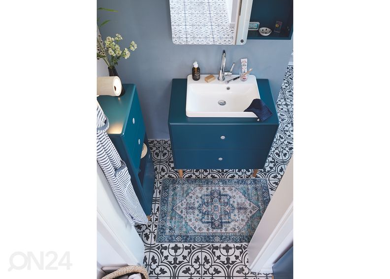 Vannitoavaip Tom Tailor Oriental Bath 60x100 cm, türkiis suurendatud