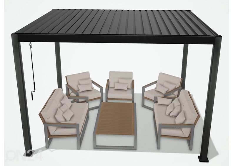 Varikatus Mirador-111 3x3 m suurendatud