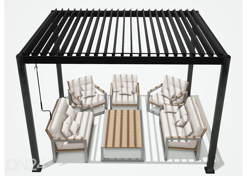 Varikatus Mirador-111 3x3 m suurendatud