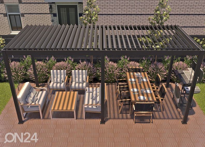 Varikatus Mirador-111 3x3 m suurendatud