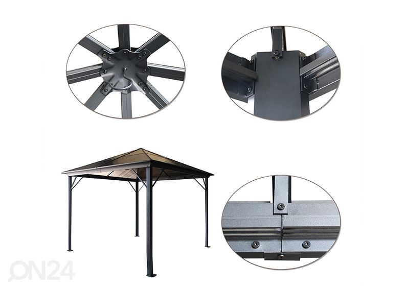 Varikatus Sevilla 3x3 m suurendatud