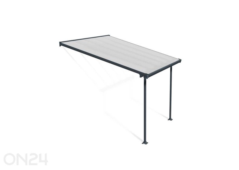 Varikatus terrassile Feria 3x3 m suurendatud