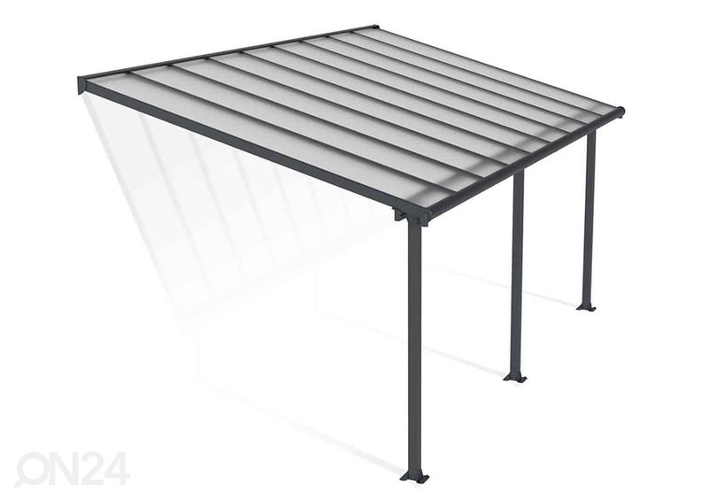 Varikatus terrassile Olympia 3x5,46 m suurendatud