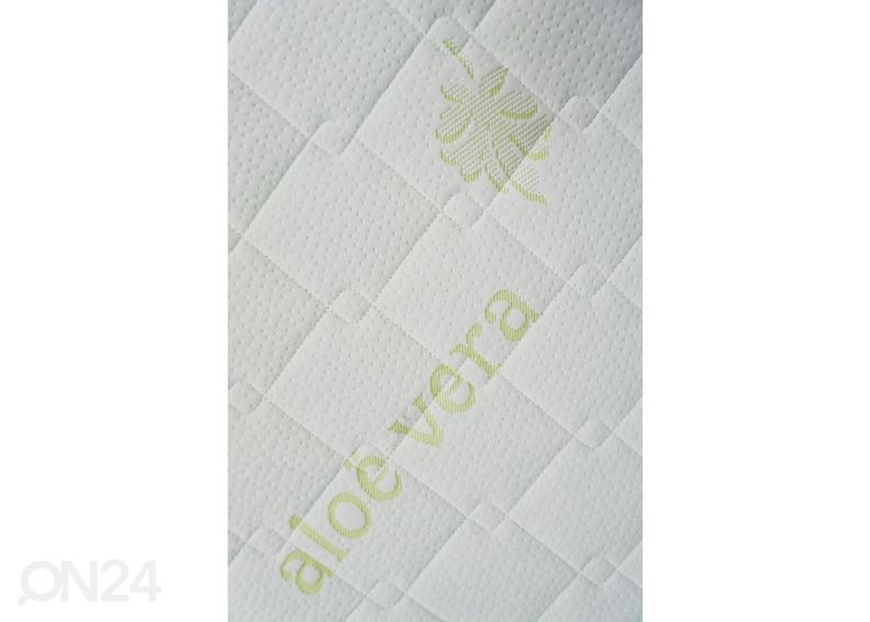 Vedrumadrats Inter Pocket 90x200 cm, aloe vera kangas suurendatud