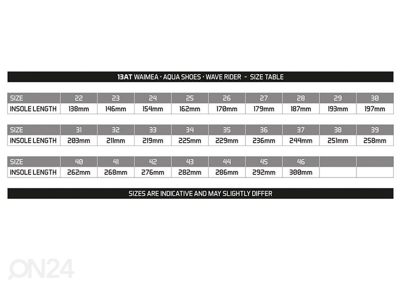 Veejalatsid täiskasvanutele Flynn Waimea must / roheline suurus 38 suurendatud
