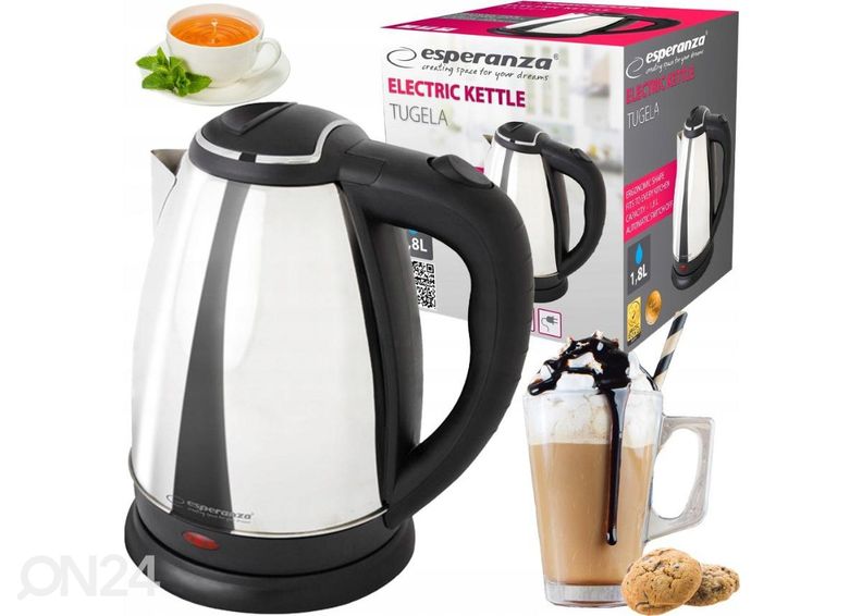 Veekeetja Esperanza EKK104S hõbedane suurendatud