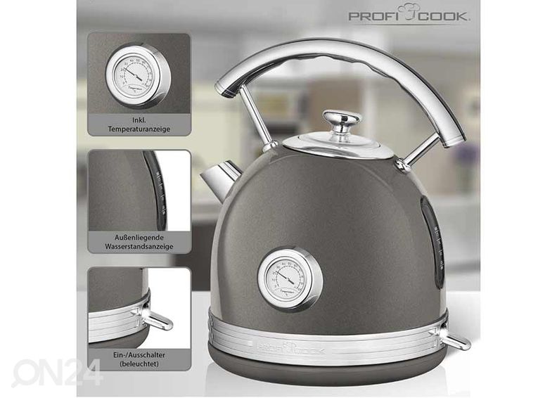 Veekeetja ProfiCook 1,7 L PCWKS1192A suurendatud