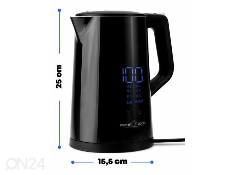 Veekeetja ProfiCook PCWKS1243 suurendatud
