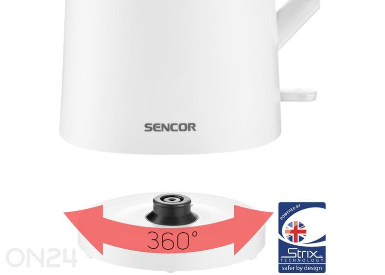 Veekeetja Sencor 1,7 L SWK0550WH, valge suurendatud