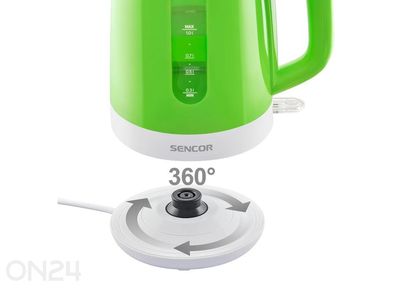 Veekeetja Sencor 1 L SWK1021GR, roheline suurendatud