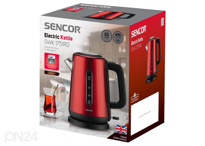 Veekeetja Sencor SWK1751RD suurendatud