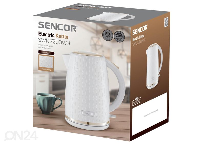 Veekeetja Sencor SWK7200WH, valge suurendatud