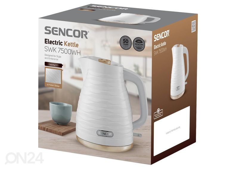Veekeetja Sencor SWK7500WH, valge suurendatud
