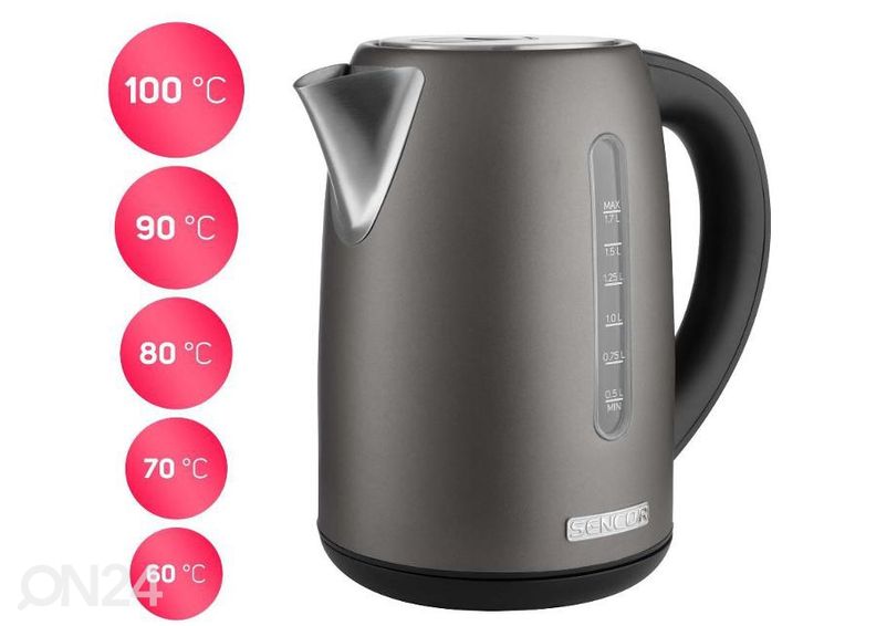 Veekeetja Sencor SWK7708BK, must suurendatud