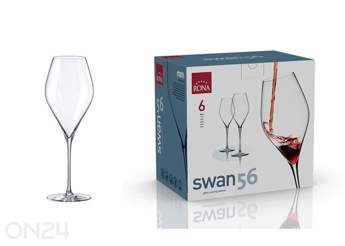 Veiniklaas Swan 56 cl, 6 tk suurendatud