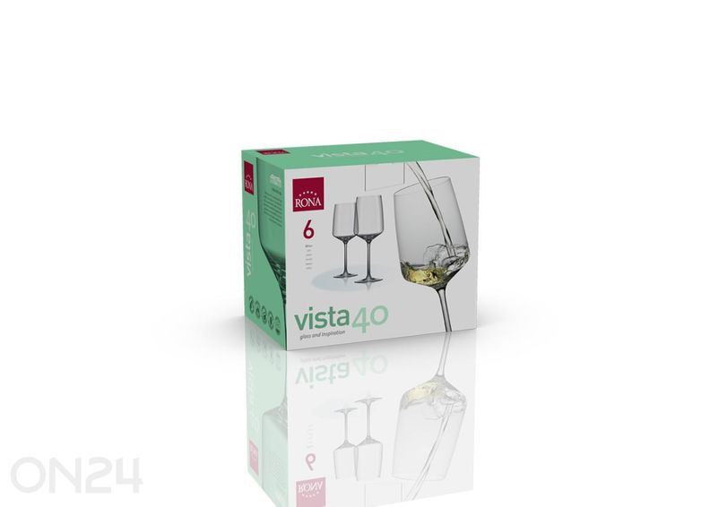 Veiniklaas Vista 40 cl, 6 tk suurendatud