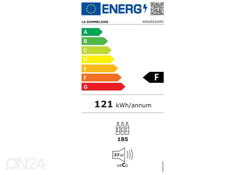 Veinikülmik La Sommeliere APOGEE200PV suurendatud