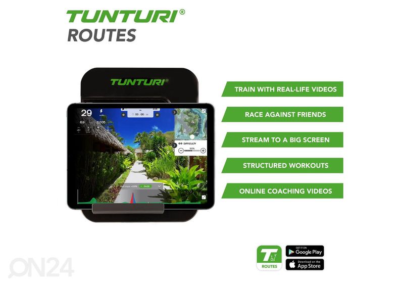 Velotrenažöör Tunturi Star Fit E100 HR I+ suurendatud