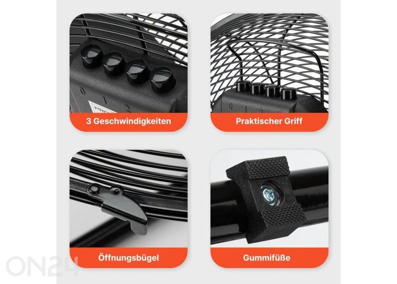 Ventilaator Proficare PCVL3066WM must suurendatud