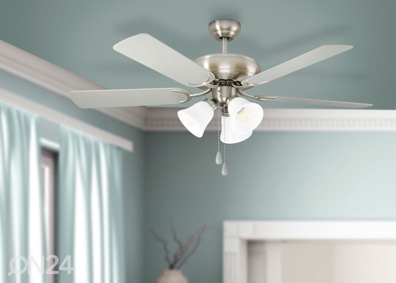 Ventilaatoriga lamp Las Palmas 62 W suurendatud