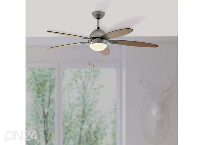 Ventilaatoriga lamp Susale 60 W suurendatud