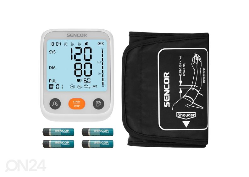 Vererõhumõõtja Sencor SBP1150WH suurendatud