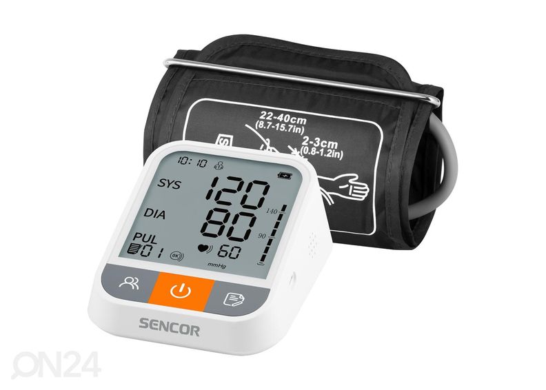 Vererõhumõõtja Sencor SBP1500WH, Bluetooth + WiFi suurendatud