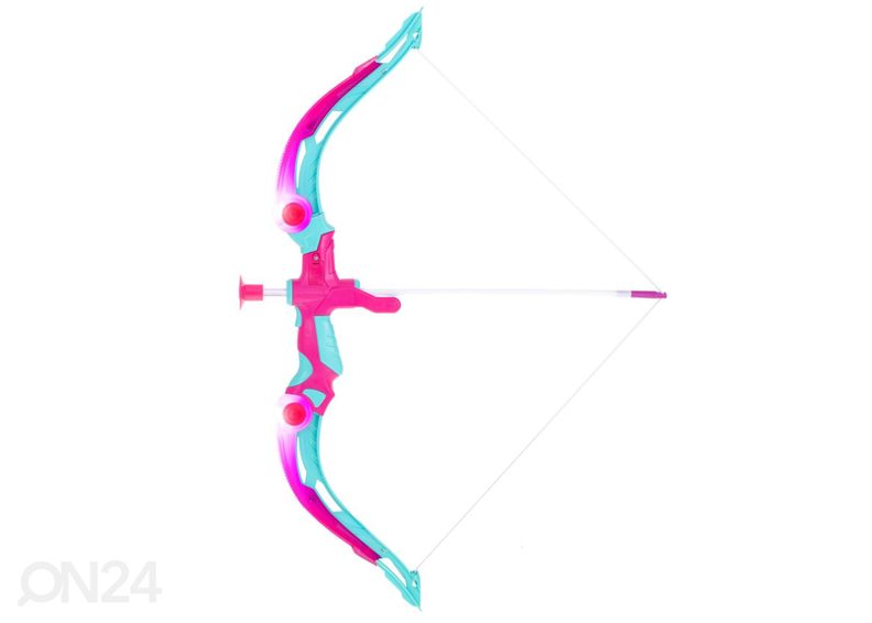 Vibu koos noolte ja sihtmärgiga suurendatud