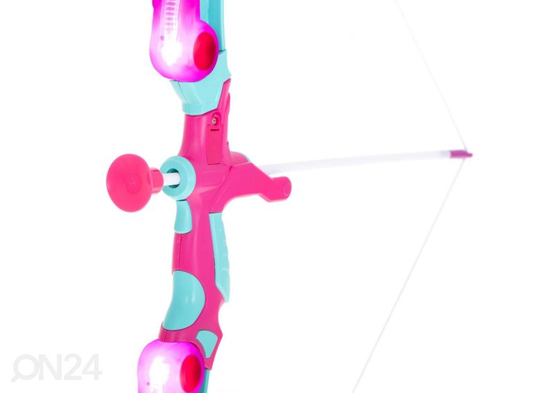 Vibu koos noolte ja sihtmärgiga suurendatud
