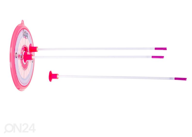 Vibu koos noolte ja sihtmärgiga suurendatud