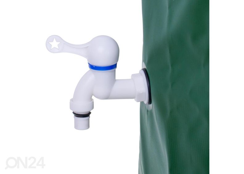 Vihmaveemahuti kraaniga 200 L, kokkupandav suurendatud