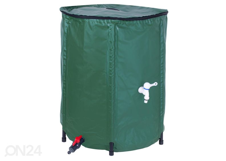 Vihmaveemahuti kraaniga 200 L, kokkupandav suurendatud