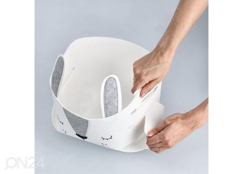 Vildist hoiukorv Jänes, valge suurendatud