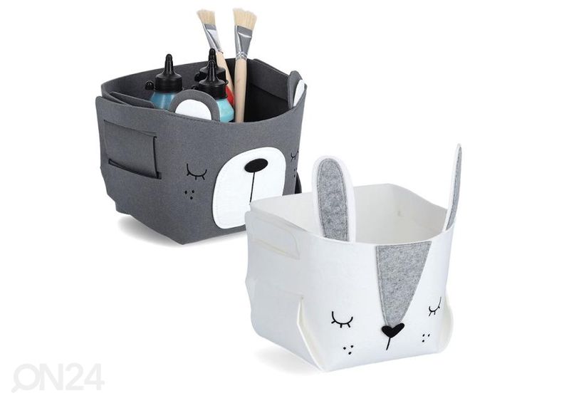 Vildist hoiukorv Karu, hall suurendatud