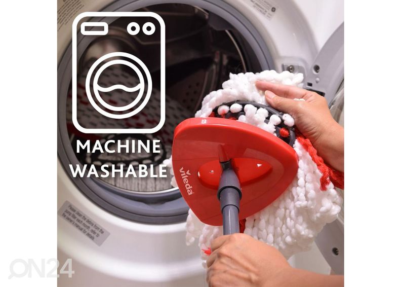 Vileda põrandapesukomplekt Easy Wring&Clean Turbo mopp+ämber suurendatud