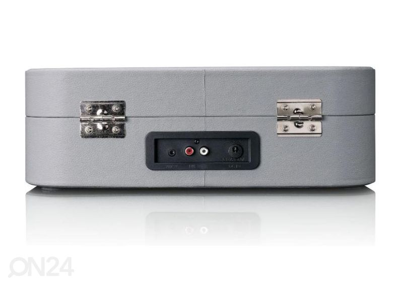 Vinüülplaadimängija kohvris Lenco TT116GY, hall suurendatud