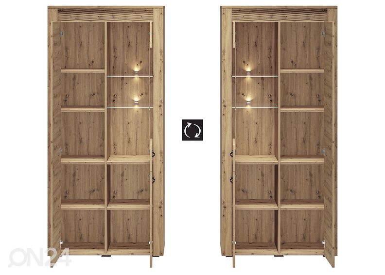 Vitriinkapp Arda 92 cm suurendatud